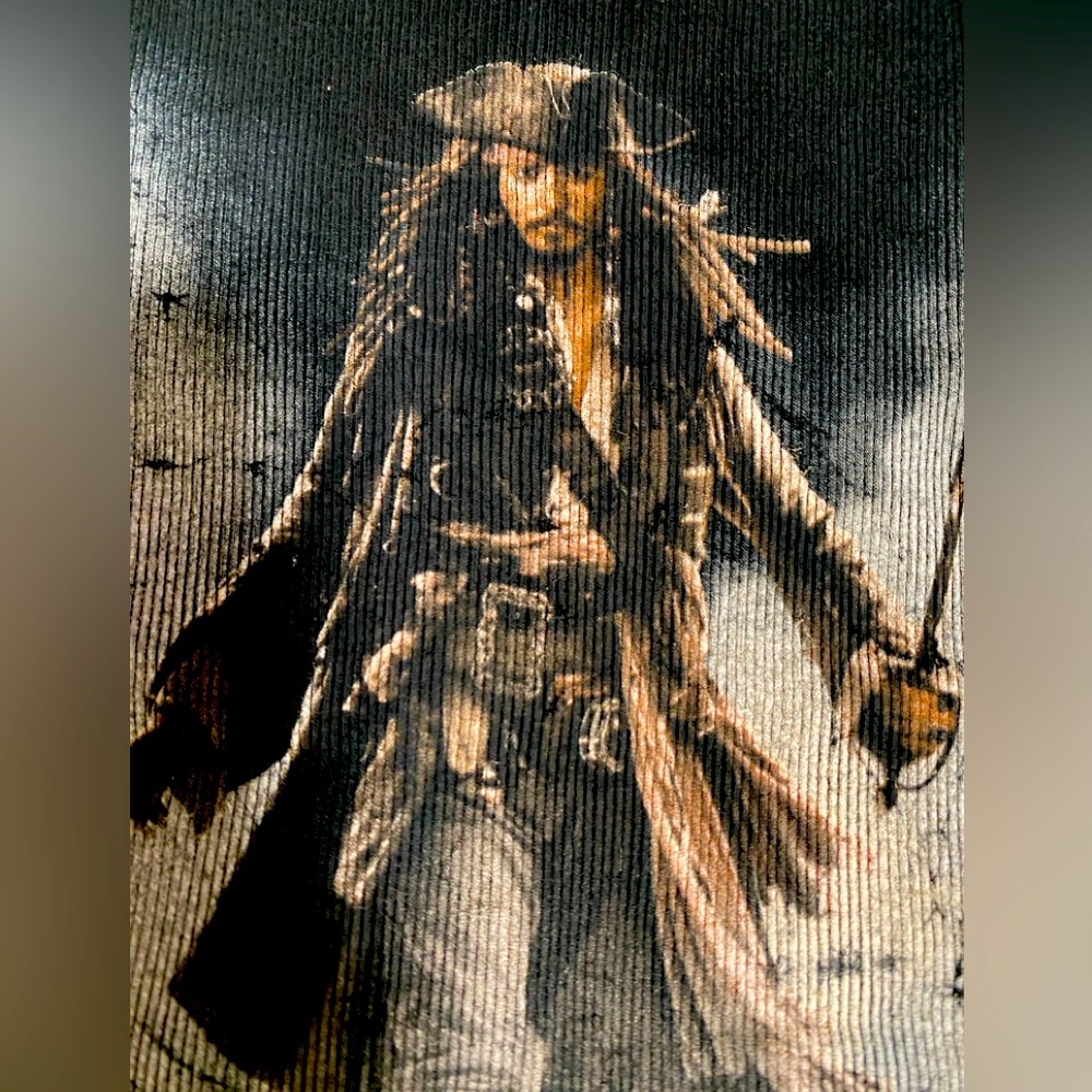 Disney Pirates of the Caribbean at World’s End 2007 Movie Promo Black Tank Top - Picture 4 of 5